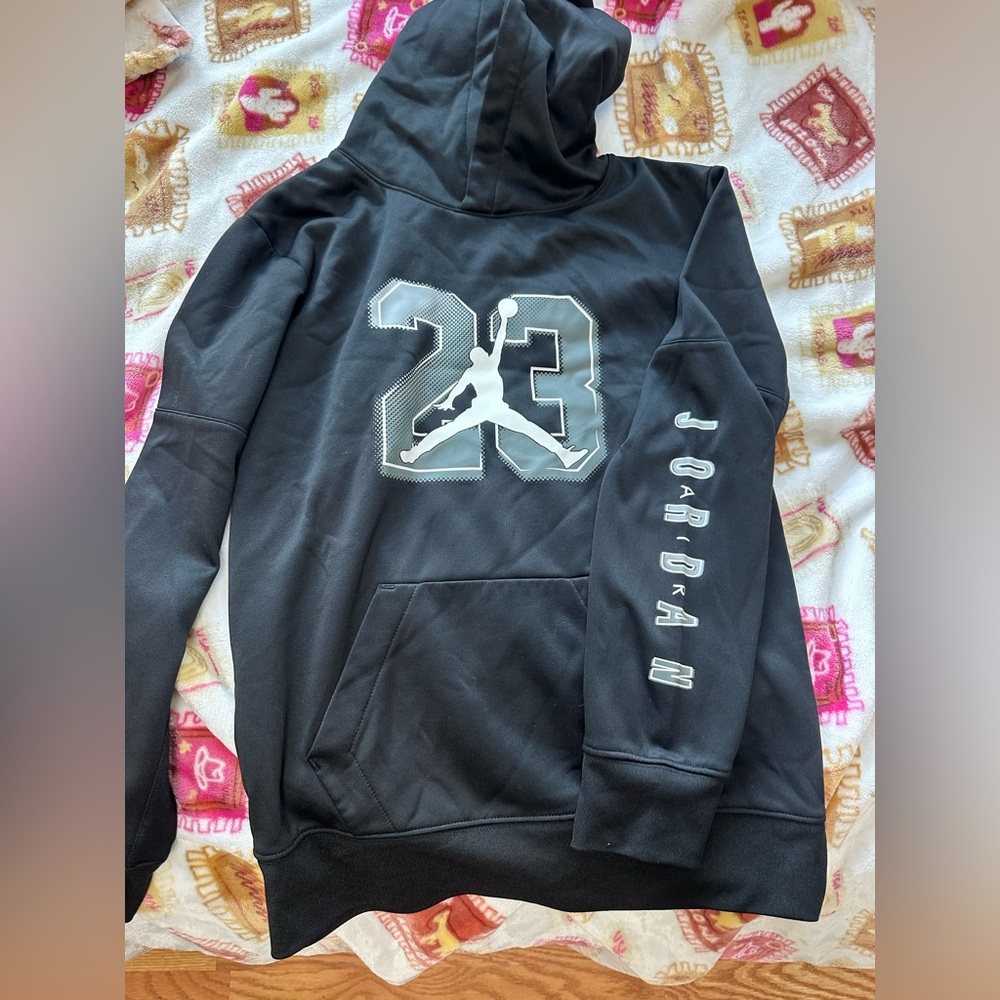 Kids Jordan Air Black Hoodie
